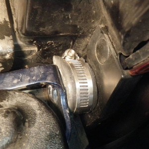 Clamp on open tailgate