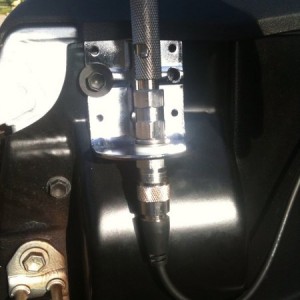 antenna mount close up