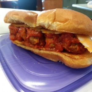 Left over meatball sub... Even better today