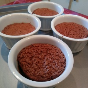 Nutella and eggs cake things