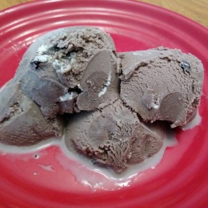 Ice cream scoops a bit better after a day in the freezer