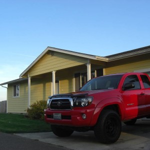 truck at home