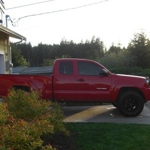 truck at home