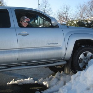 snow flexing