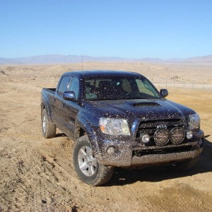 My trucks first time in the desert...