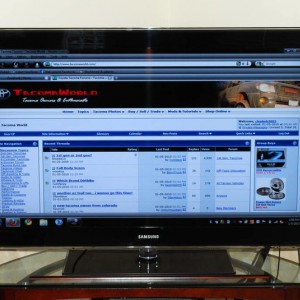 TW on the 46" Samsung