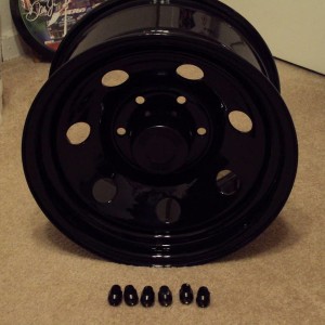 black wheels