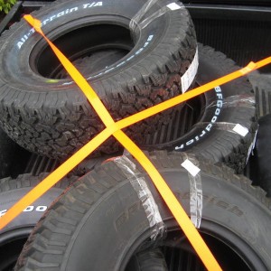alot of rubber