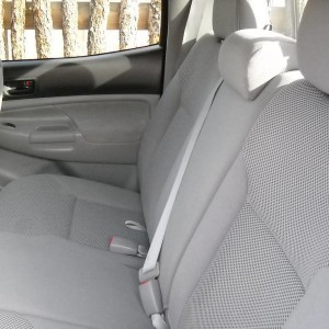 Rear interior