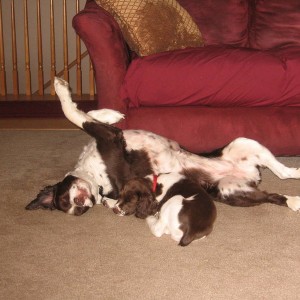 Annie n Phoebe chillin