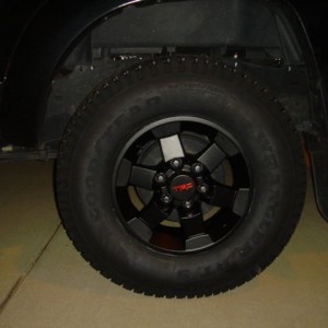 Black FJ TRD Wheel (powdercoated)