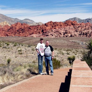 Jake and me at Red Rock Canyon