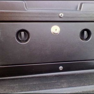 Bed compartment lock