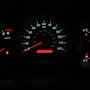 White Dash Lights