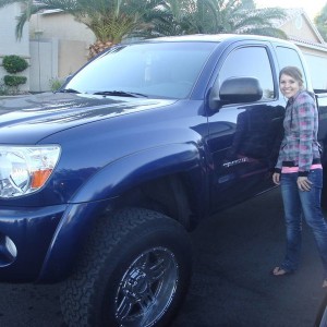 my GF and her truck
