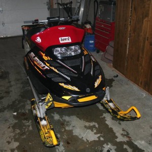 My first sled now my dads