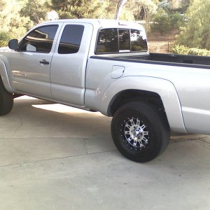 Silver Lifted Tacoma