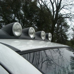 Close up of light bar