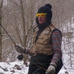 Fly fishing at the farm