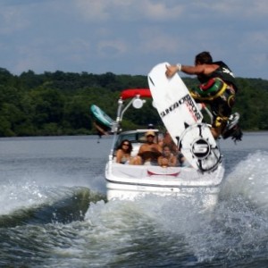 me being photo'd from the chase boat