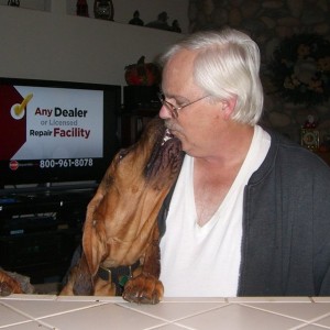 Dad & Bloodhound