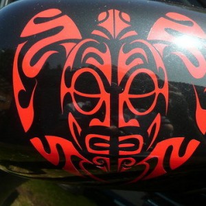 side mirror decal