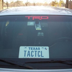 TRD Windsheild Sticker