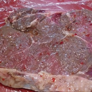 This was a huge steak btw