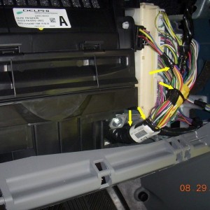 Rattle from behind glove box (stolen picture from somebody on this forum...