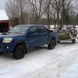 Snowmobile trailer