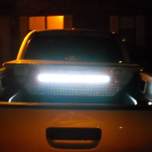 Bed Light Mounted to Toolbox