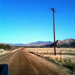 Quatal Canyon near HWY 33 (looking back at Mt Pinos)