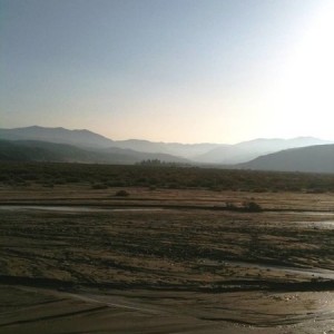 Cuyama River - Looking towards Santa Barbara Canyon