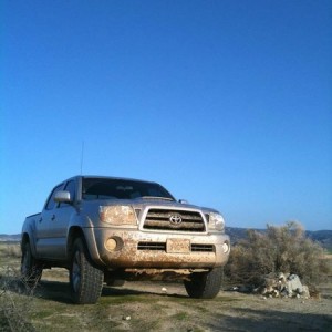 on the edge of the Cuyama River