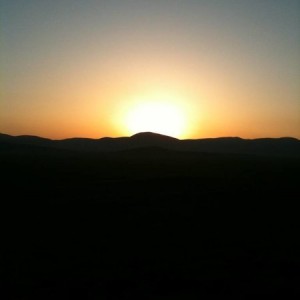 Carrizo Plain (sunset)