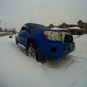 SWB Access Cab in the Snow