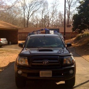 Headed to the track
