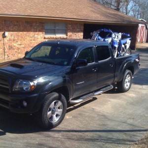 Headed to the track