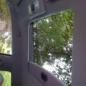 sunroof from inside