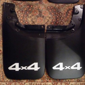2nd Gen. 4X4 MUD FLAPS FOR SALE- SET OF 4