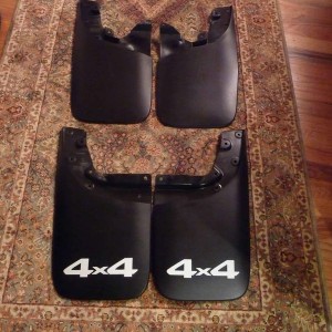 2nd Gen. 4X4 MUD FLAPS FOR SALE- SET OF 4