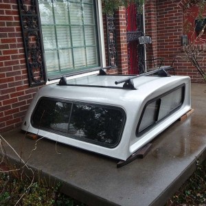 LEER TOPPER WITH YAKIMA RACK 2ND GEN. DBL CAB FOR SALE