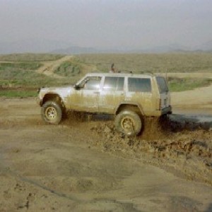 after the 13ft wall of mud