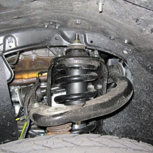 Bilstein 5100 install at 1.75" passenger side, side view