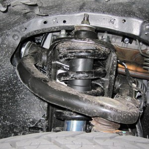 Bilstein 5100 install at 1.75" driver side, side view