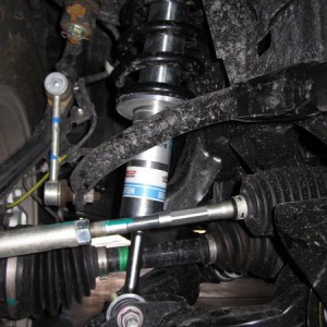 Bilstein 5100 install at 1.75" passenger side front view
