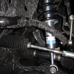 Bilstein 5100 install at 1.75" driver side front view