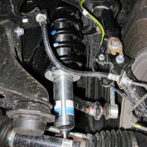 Bilstein 5100 install at 1.75" passenger side back view