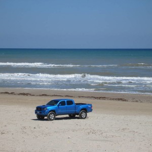 My truck at the beach 3