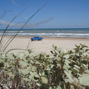 my truck at the beach 6